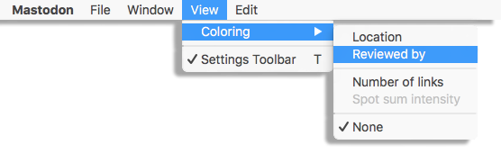 The coloring menu, updated with the tag-sets.
